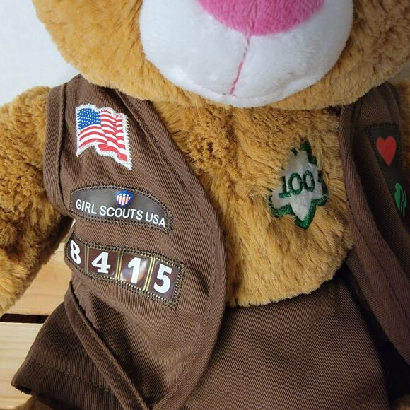 BAB Girl Scouts 100 Anniversary Bear w/ Clothes - Picture 2 of 8